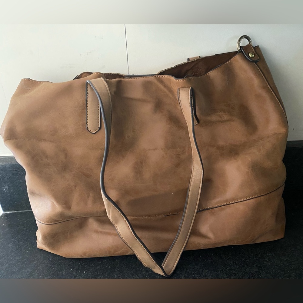 Faux Leather Handbag